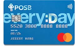 POSB Everyday credit card promotion