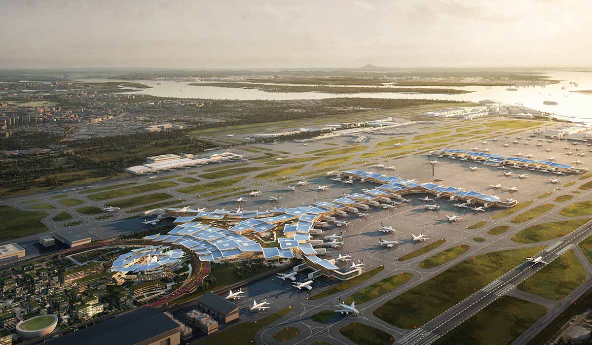 Aerial View of T5