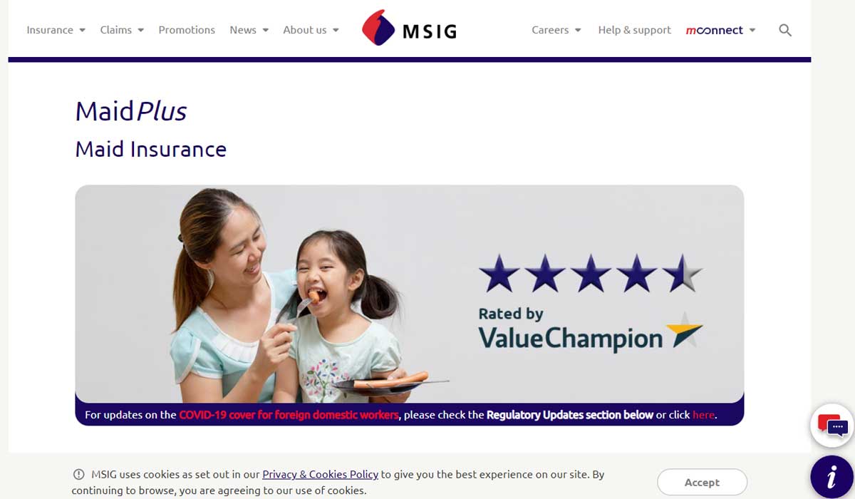 MSIG MaidPlus Insurance