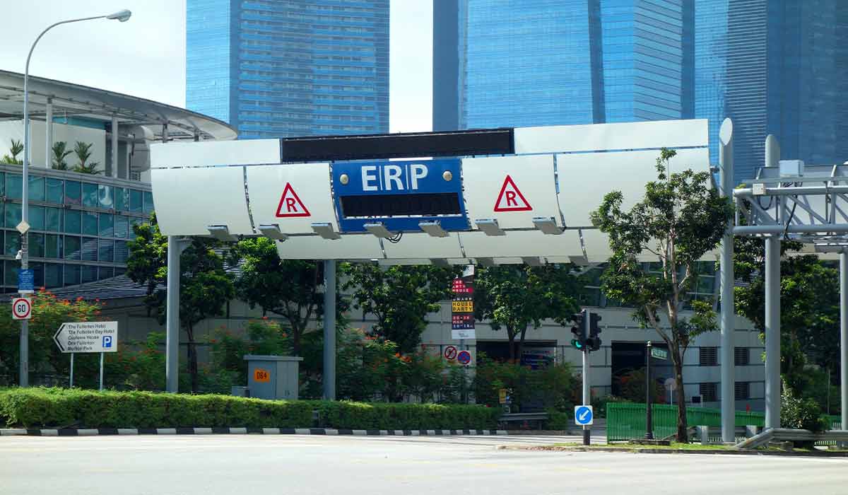 6 locations in Singapore to increase ERP charges by S$1