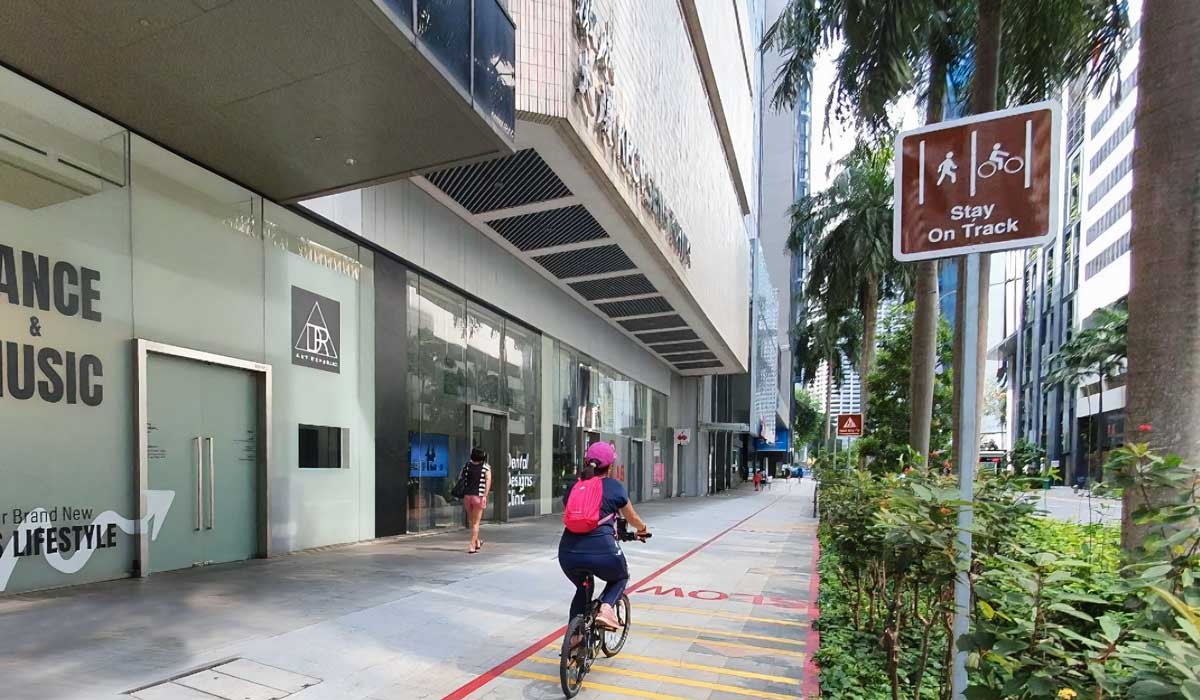 LTA unveils 6km of new cycling paths in the Central Business District