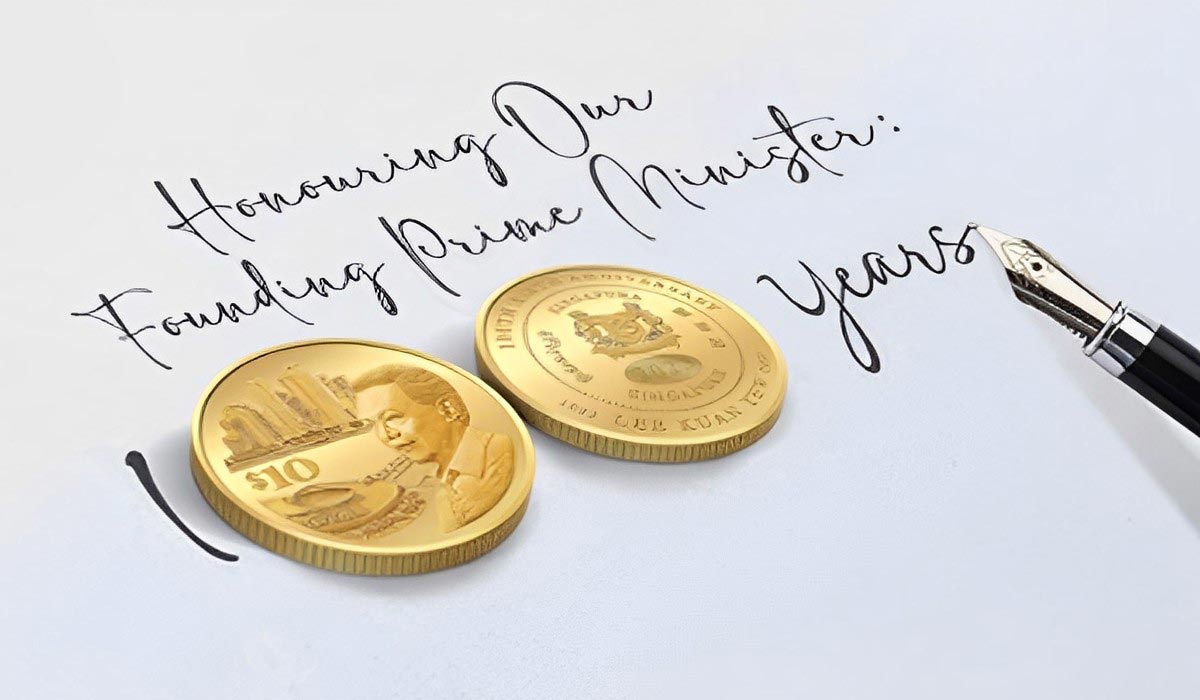 MAS releases commemorative S$10 coin for Lee Kuan Yew's 100th birth anniversary